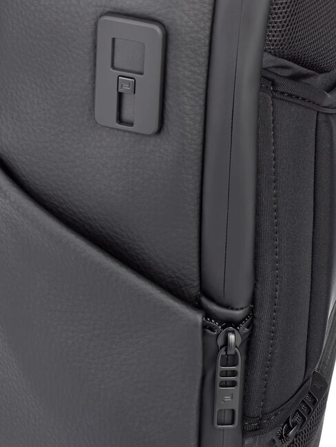URBAN ECO LEATHER 13-Zoll-Laptop-Rucksack Schwarz - PC-Rucks&auml;cke