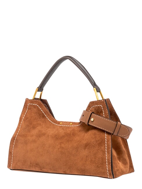 AURORA Schultertasche mit Schultergurt Karamell - Damentaschen