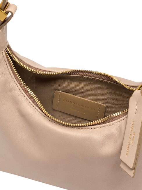 ELLA Schultertasche, Leder rosa Salz - Damentaschen