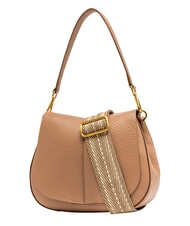 GIANNI CHIARINI HELENA ROUND Schultertasche mit Schulterriemen aus Leder Ton - Damentaschen - 5