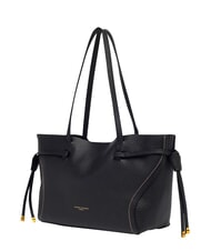 GIANNI CHIARINI VIOLETTE Einkaufstasche aus Leder Schwarz - Damentaschen - 4