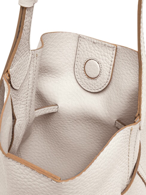 SIENNA Schultertasche aus Leder Sand - Damentaschen
