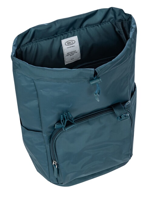 POSITANO Rucksack mit Laptopfach blaugr&uuml;n - Rucks&auml;cke f&uuml;r Schule &amp; Freizeit