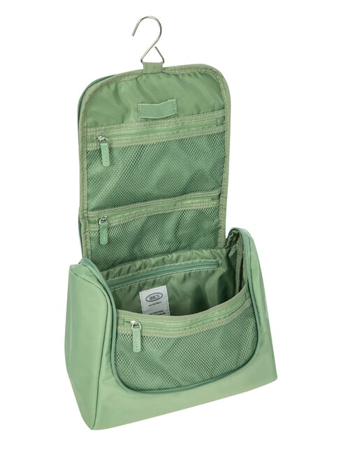 POSITANO Kosmetiktasche mit mehreren F&auml;chern Salbei - Beauty-Case