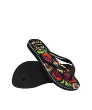 HAVAIANAS TOP BEGONIA CORACAO  SCHWARZ - Schuhe Unisex - 4