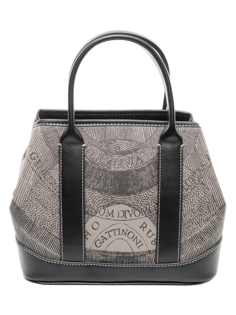 PLANETARIUM Handtasche mit Schulterriemen monochrom hellgrau/schwarz - Damentaschen