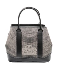GATTINONI PLANETARIUM Handtasche mit Schulterriemen monochrom hellgrau/schwarz - Damentaschen - 4