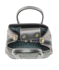 GATTINONI PLANETARIUM Handtasche mit Schulterriemen monochrom hellgrau/schwarz - Damentaschen - 5