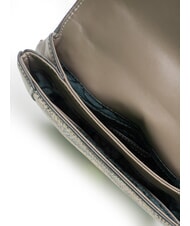 GATTINONI PLANETARIUM Kleine Handtasche Wilde Aquarellfarbe/ Dunkeltaupe - Damentaschen - 5