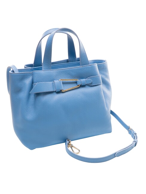 MALORY Handshopper mit Schultergurt Blau - Damentaschen