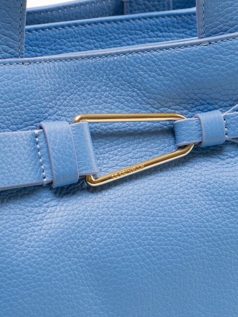 MALORY Handshopper mit Schultergurt Blau - Damentaschen