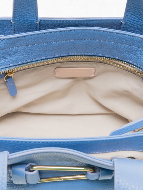 MALORY Handshopper mit Schultergurt Blau - Damentaschen