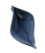 GAUD&Igrave; ERIK Flacher Kartenhalter aus Leder Tintenblau - Brieftaschen Herren - 3