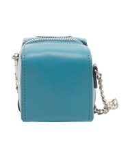 PIQUADRO MUSE Schl&uuml;sselanh&auml;nger aus Leder mit Kette Himmelblau - Schl&uuml;sselanh&auml;nger und Schl&uuml;sseletuis - 3