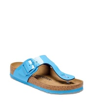 BIRKENSTOCK GIZEH BIG BUCKLE Sandalen Patenthimmelblau - Damenschuhe - 2