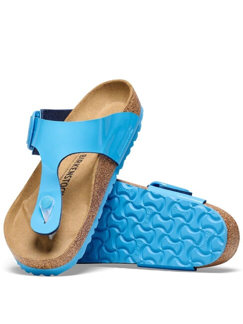GIZEH BIG BUCKLE Sandalen Patenthimmelblau - Damenschuhe