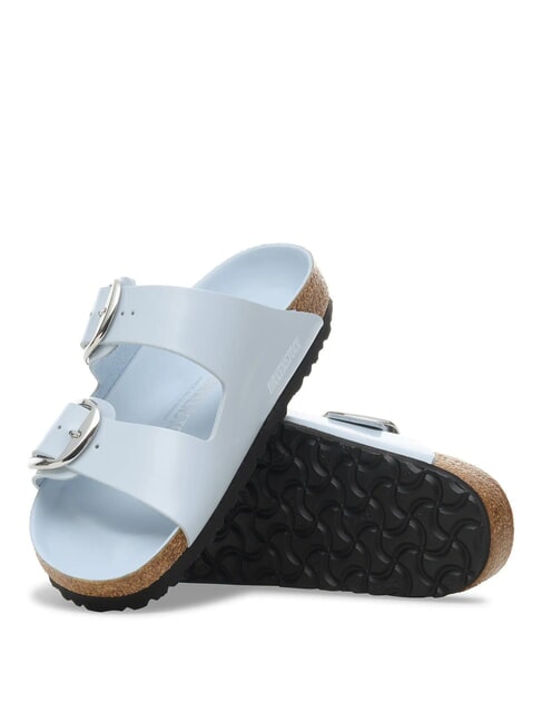 ARIZONA BIG BUCKLE Ledersandalen mit Schnallen gl&auml;nzend blau - Damenschuhe