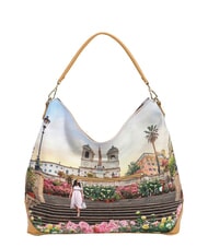 YNOT YESBAG SPECIAL Hobo-Umh&auml;ngetasche Blumen- - Damentaschen - 3