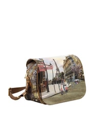 YNOT YESBAG Umh&auml;ngetasche mit &Uuml;berschlag Schleier Paris - Damentaschen - 2