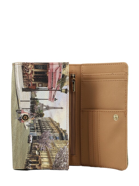 YESBAG  Continental Brieftasche Schleier Paris - Brieftaschen Damen