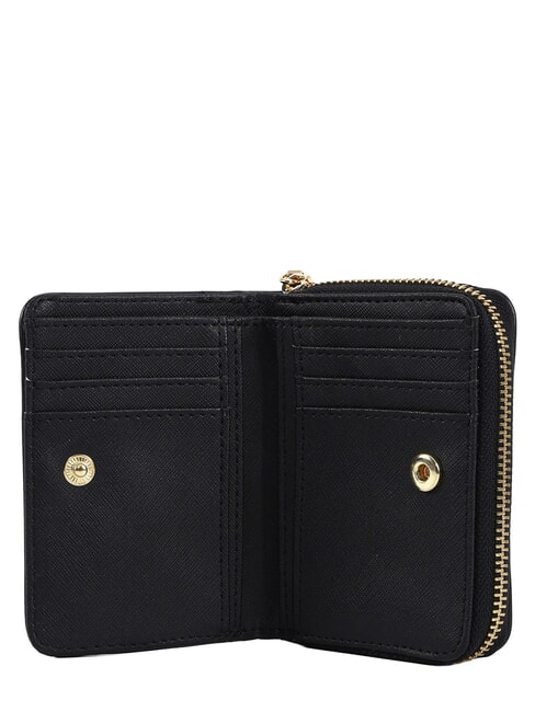 AMBER Kleine Geldb&ouml;rse mit Logo SCHWARZ - Brieftaschen Damen