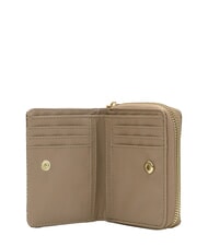 YNOT LUX Kompaktes Portemonnaie BEIGE - Brieftaschen Damen - 3