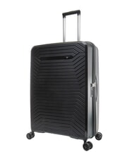 LESAC PEGASUS Gro&szlig;er, extrem widerstandsf&auml;higer Trolley Schwarz - Harte Trolleys - 3