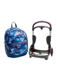 SEVEN GLOOMY HEART Trolley-Rucksack, abnehmbar - Rucks&auml;cke mit Trolleyfunktion