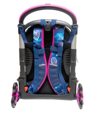 SEVEN GLOOMY HEART Trolley-Rucksack, abnehmbar blautief - Rucks&auml;cke mit Trolleyfunktion - 4