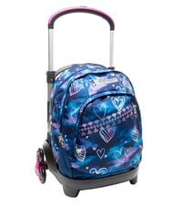 SEVEN GLOOMY HEART Trolley-Rucksack, abnehmbar blautief - Rucks&auml;cke mit Trolleyfunktion - 6
