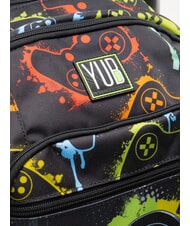 YUB FLASHY SIGN Rucksack mit Trolley Schwarz - Rucks&auml;cke mit Trolleyfunktion - 3