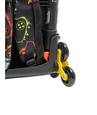 YUB FLASHY SIGN Rucksack mit Trolley Schwarz - Rucks&auml;cke mit Trolleyfunktion - 5