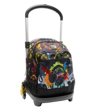 YUB FLASHY SIGN Rucksack mit Trolley Schwarz - Rucks&auml;cke mit Trolleyfunktion - 6