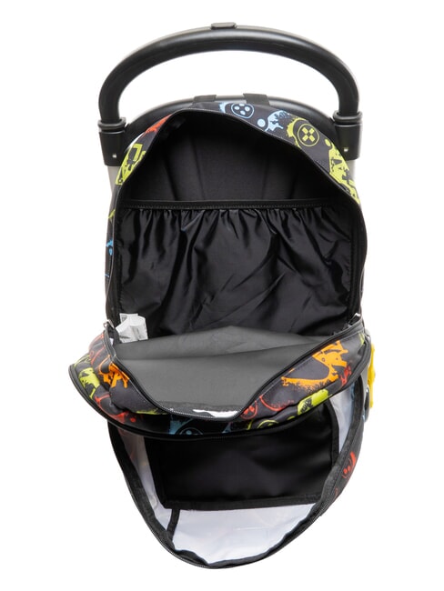 FLASHY SIGN Rucksack mit Trolley Schwarz - Rucks&auml;cke mit Trolleyfunktion