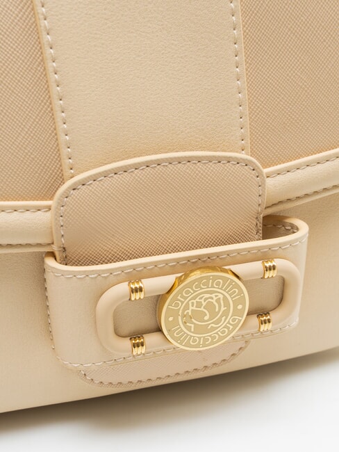 CHAIN Handtasche mit Schulterriemen Beige - Damentaschen