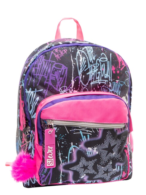 SJ EVER FIXSTAR GIRL Rucksack Schwarz - Rucks&auml;cke f&uuml;r Schule &amp; Freizeit