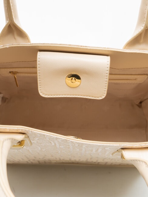 GINGER Handtasche mit Schultergurt Silber - Damentaschen