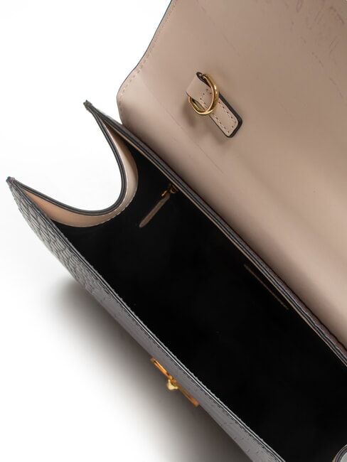 ALICIA Handtasche, Leder mehrfarbig/Pflaume - Damentaschen