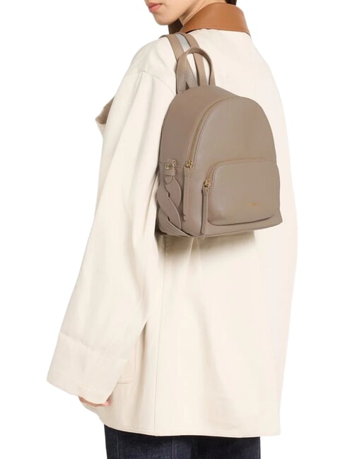 CHARLOTTE Lederrucksack warmes Taupe - Damentaschen
