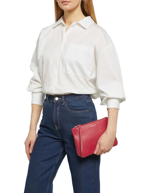 LORINE Lederclutch Sangria - Damentaschen