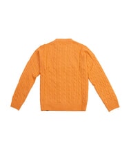 NORTH SAILS N|S Pullover mit Rundhalsausschnitt und Zopfmuster Orangengew&uuml;rz - Herrenpullover - 3