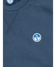 NORTH SAILS ROUND LOGO Sweatshirt mit Rundhalsausschnitt aus Baumwolle dunkler Denim - Sweatshirts Herren - 2
