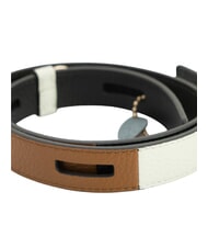 FURLA CAMPIONARIO - GIOVE Schulterriemen aus Leder Schwarz + Cognac + Marshmallow - Taschenzubeh&ouml;r - 3