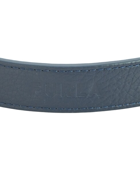 CAMPIONARIO - GIOVE Schulterriemen mit Logo, aus Leder Mediterran + schwarz - Taschenzubeh&ouml;r