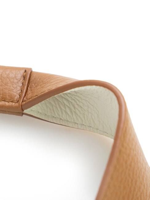 CAMPIONARIO - GIOVE Schulterriemen aus Leder Cognac h + Marshmallow - Taschenzubeh&ouml;r