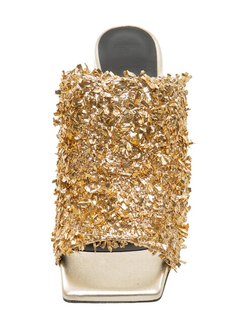 CAMPIONARIO - DIAMANTE  Sandalen mit Strasssteinen Farbe Gold + Farbe Hellgold - Damenschuhe
