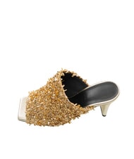 FURLA CAMPIONARIO - DIAMANTE  Sandalen mit Strasssteinen Farbe Gold + Farbe Hellgold - Damenschuhe - 4