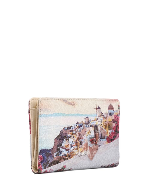 YESBAG Kartenetui mit M&uuml;nzfach Sonnenuntergang in Griechenland - Brieftaschen Damen