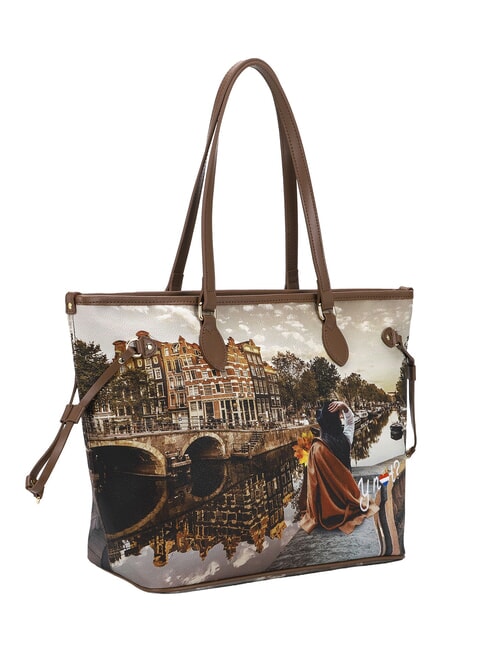 YESBAG Gro&szlig;e Einkaufstasche Herbst in Holland - Damentaschen