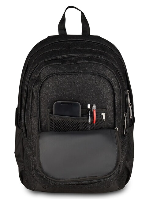 SHINY TECH Laptop-Rucksack Schwarz - Rucks&auml;cke f&uuml;r Schule &amp; Freizeit